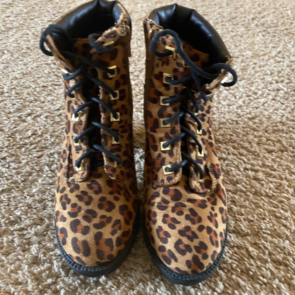 Cheetah Print Boots
